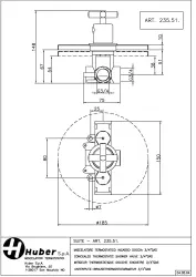 Huber Suite Inbouw thermostaat zonder stopkraan 23551HNS