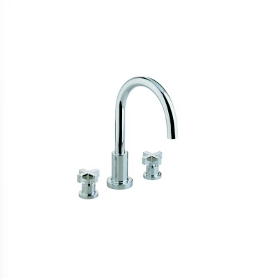 Cisal Barcelona Badkraan voor badrandmontage RVS BA0002502A