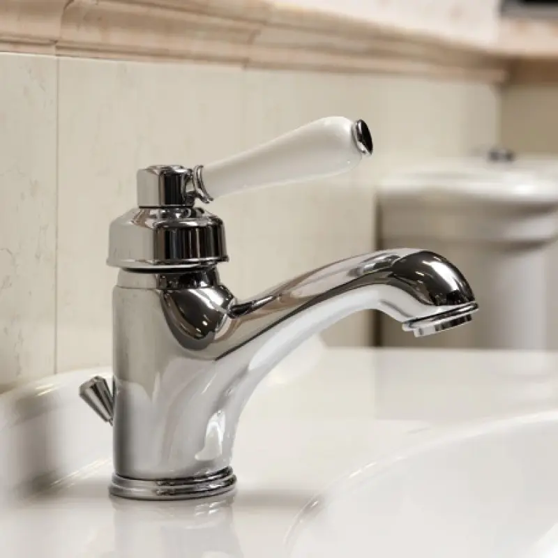 Wastafelkraan nostalgisch V9010 Chroom