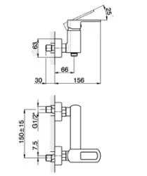Huber Dado Cascade Douchemengkraan Chroom DC.000440.21