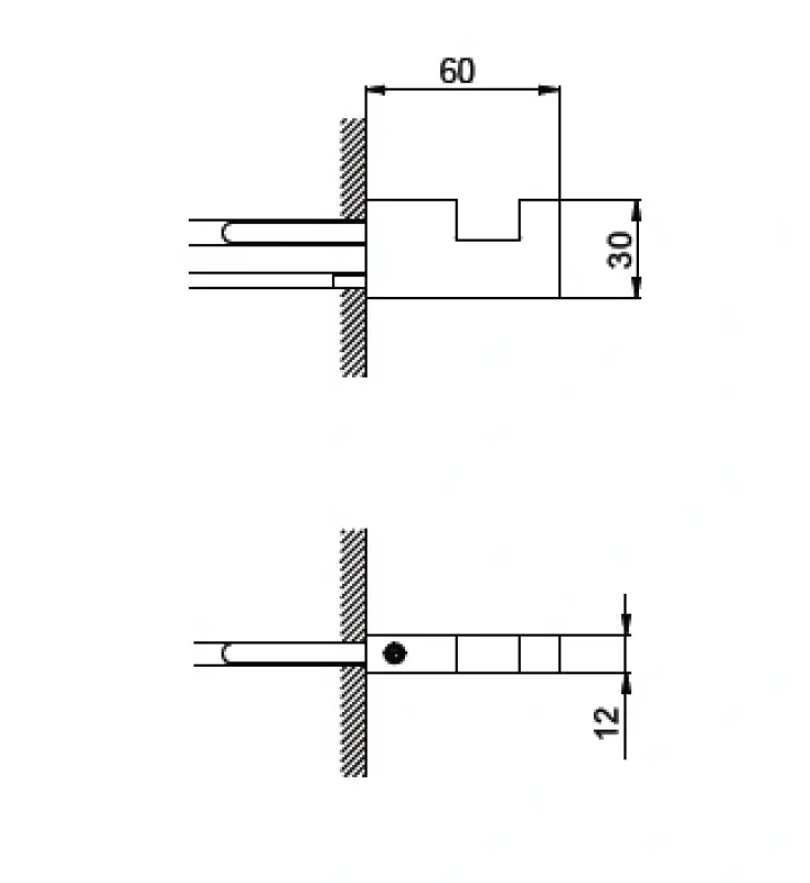 Huber Square Handdoekhaak Chroom SQ.090710.21