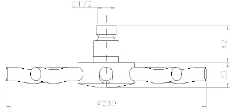 Huber Sun Douchekop 05SO13HNS RVS