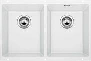 Blanco spoelbak Subline 350/350-U manueel onderbouw wit 523578