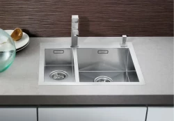 Blanco spoelbak Zerox 340/180-IF/A vlakinbouw RVS 521642