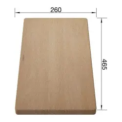 BLANCO snijplank inbouw spoelbak massief beuken 225685