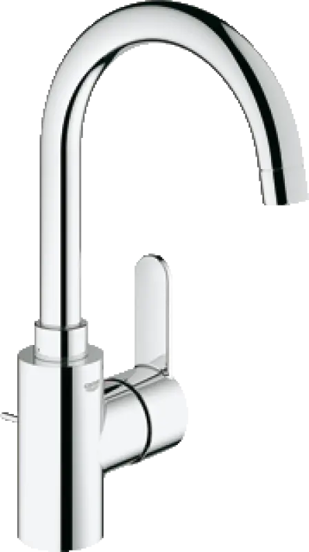 Grohe Eurostyle wastafelkraan waste-inrichting
 chroom 23043002