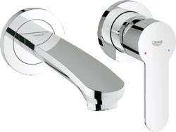 Grohe Eurostyle afbouwdeel
 2-gats wandinbouw
 2-gats wastafelkraan
 chroom 19571002