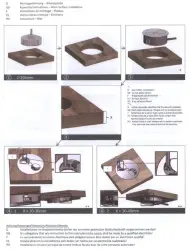 Bachmann Twist keukenstopcontact in werkblad RVS 2-voudig 008749