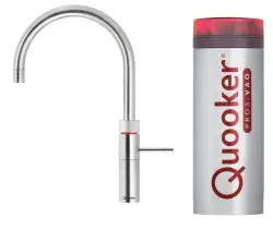 Quooker Fusion Round RVS PRO3 Warm, koud, kokend water 3FRRVS