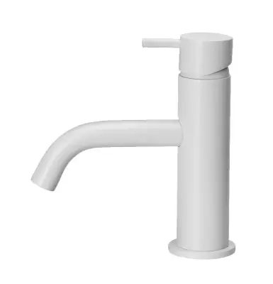 Waterevolution Flow wastafelkraan mat wit T110BR