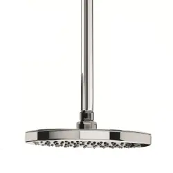 Waterevolution Flow hoofddouche 250mm met plafondaansluiting chroom T164201