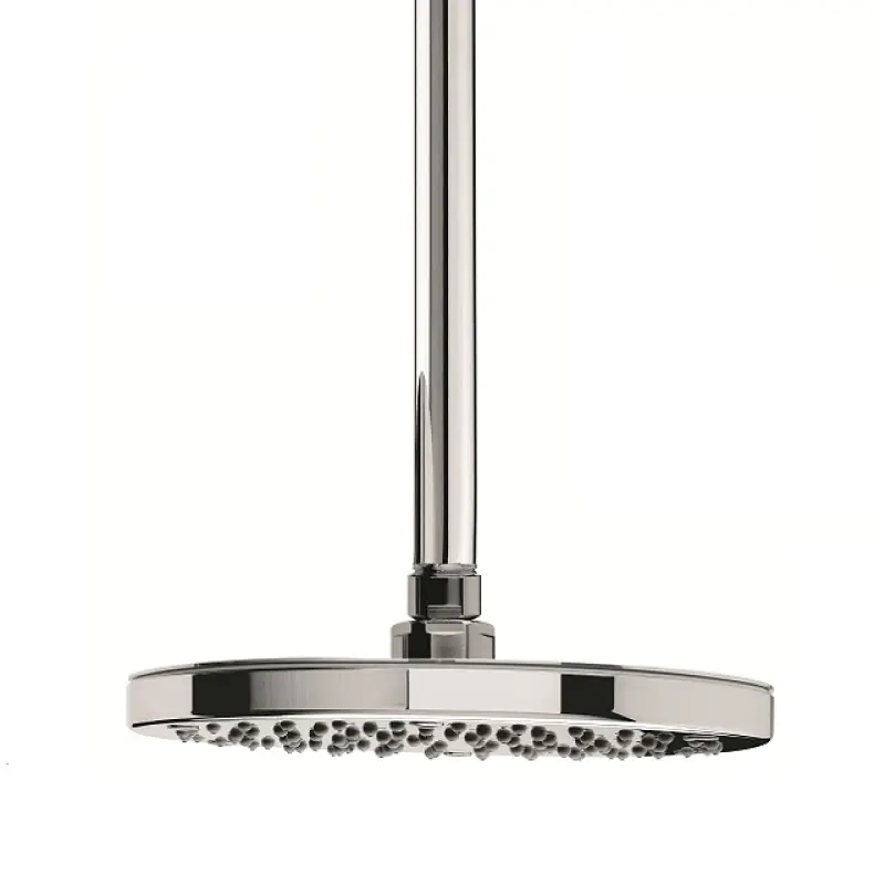 Waterevolution Flow hoofddouche 250mm met plafondaansluiting chroom T164201
