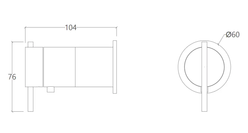Waterevolution S22 inbouw douchethermostaatkraan RVS T442TBIE
