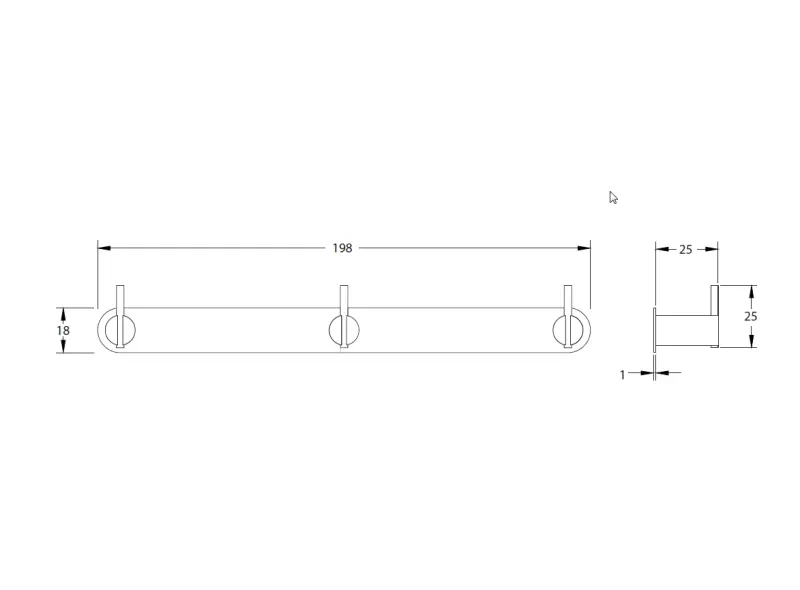 Waterevolution S22 triple ophanghaak RVS A452IE
