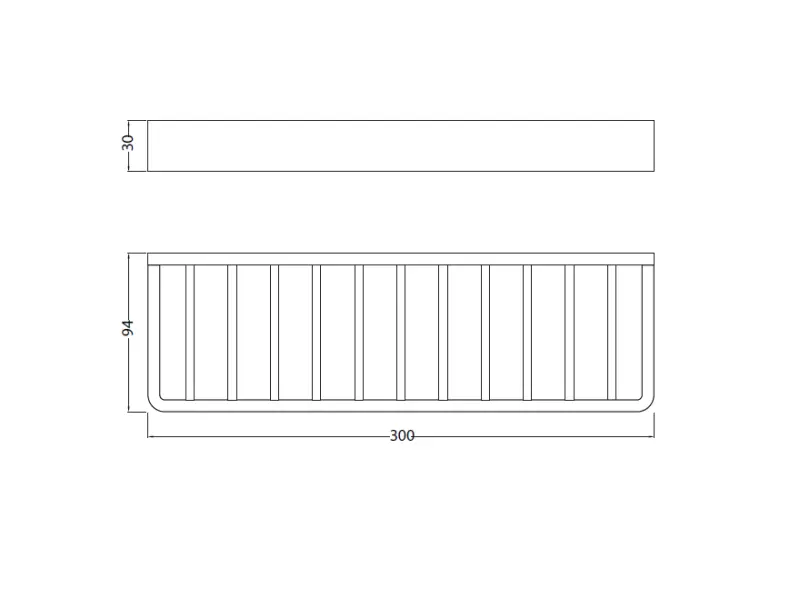 Waterevolution Deep zeephouder douche/bad chroom A22801