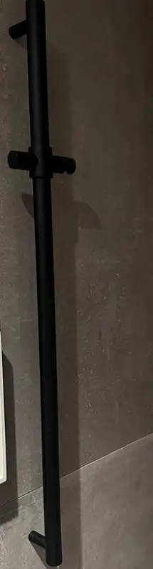 Zazzeri z-point mat zwarte glijstang 110cm metaal 6800A414A003131