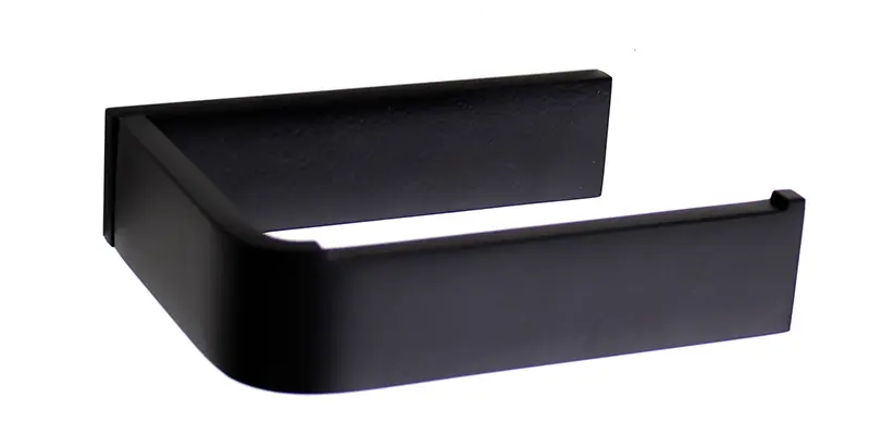 Waterevolution Deep WC-rol houder mat zwart A230PR