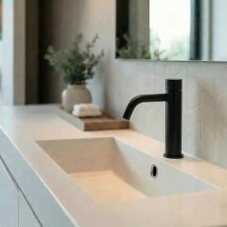 Waterevolution Flow Fonteinkraan zelfsluitend mat zwart T110TPPR