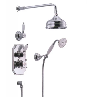 Huber Victorian Thermostatische Inbouw Doucheset 30cm regendouche Chroom 1208679132