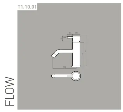 Waterevolution Flow fonteinkraan chroom T1101A01