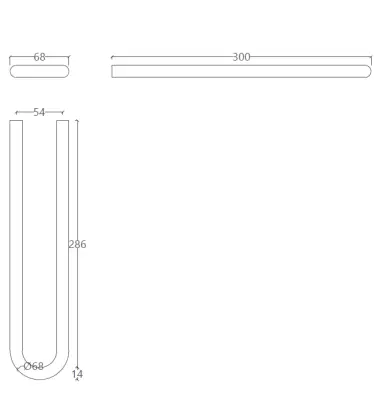 Waterevolution flow handdoekhouder mat zwart A115PR