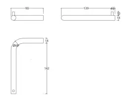 Waterevolution Flow Toiletrolhouder zonder klep mat wit A130BR