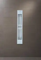 Sunshower Pure White XL inbouw full body 2x1000W infrarood lamp 19.9x10x123.8cm 80074