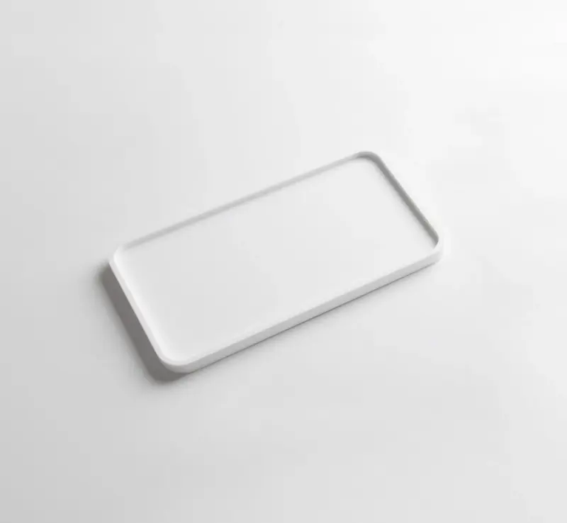 Solid-S dienblad Solid Surface rechthoek mat wit 25 x 14 x 1,2 cm 1208832642