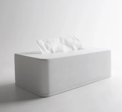 Solid-S tissue box Solid Surface mat wit 23.5 x 12.5 x 7 cm 1208832712