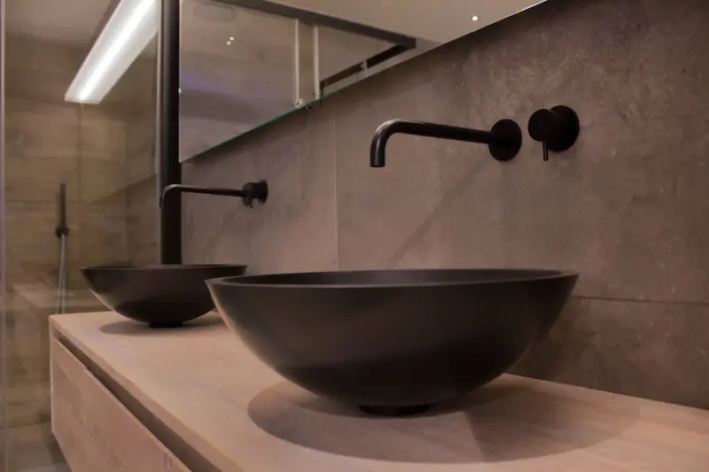 Solid-S Pure opbouwwastafel kom rond mat licht grijs B41xH14cm zonder overloop 1208919566