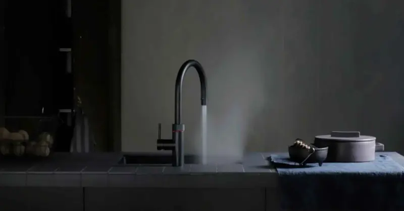 Quooker Flex Zwart COMBI+ Warm, koud, kokend water 22+XBLK