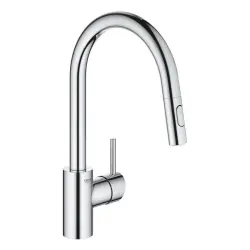 Grohe Concetto Keukenkraan met uittrekbare handdouche chroom 31483002