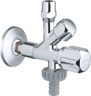 Grohe stopkraan chroom glans 22036000