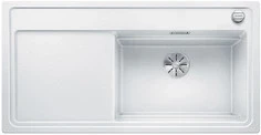 Blanco Zenar XL 6 S StreamerPlus - enkele spoelbak en spoeltafel in wit - snijplank van essenhout - 524056
