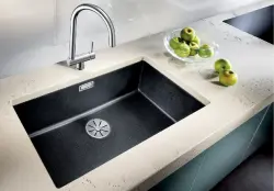 Blanco Subline 700-U - enkele spoelbak in antraciet - 523442