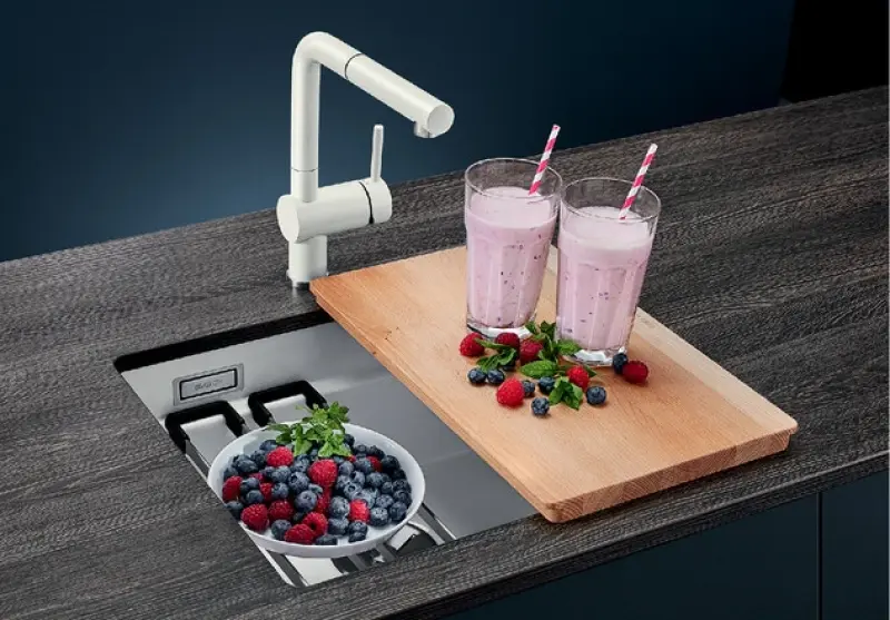 Blanco Etagon 500-U onderbouw spoelbak basalt 525154