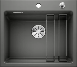 Blanco Etagon 6 - Enkele spoelbak in basalt- 525161