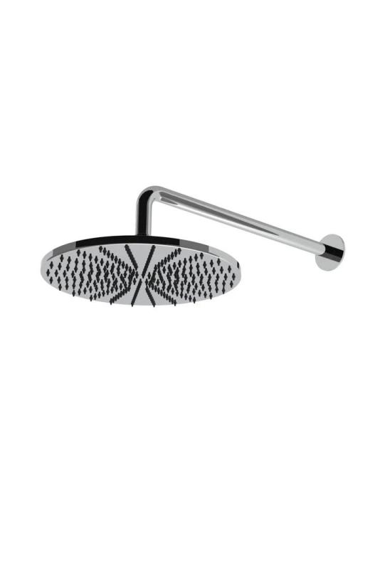 Waterevolution Flow hoofddouche 250mm met muuraansluiting RVS T164125IE