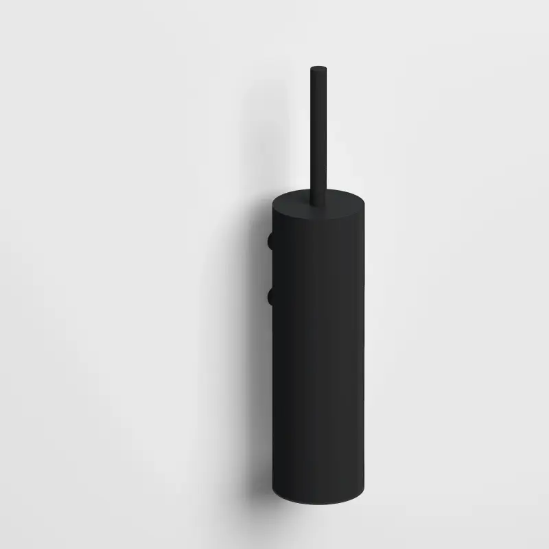 Clou Sjokker toiletgarnituur wandmontage mat zwart