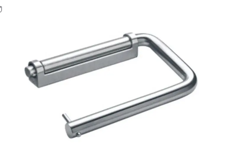 OUTLET D Line Closetrolhouder H9.9xL14.6cm gepolijst RVS