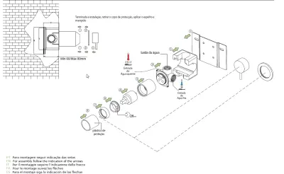 Waterevolution Flow inbouw mengkraan PVD geborsteld koper incl. inbouwdeel T11842CPE