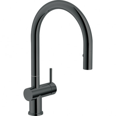 OUTLET Franke Keukenkraan Active Neo Gun Metal uittrekbare (krassen op uitloop)
