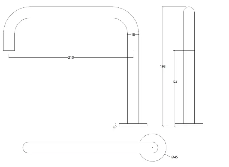 Waterevolution Flow 2-gats wastafelkraan RVS T112HIE