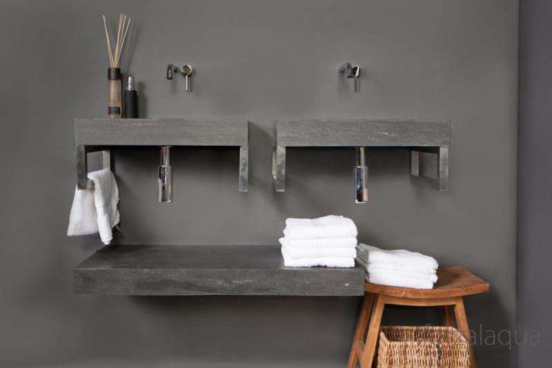 OUTLET Forzalaqua ophangbeugels 2 stuks zwart gepoedercoat 44x12 OUTLET 8060121