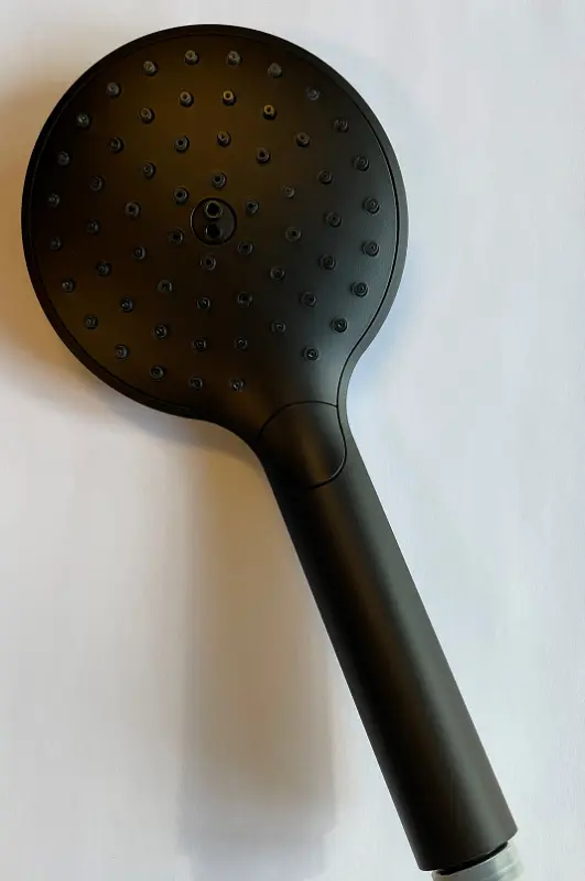 SB Rubinetterie Universale handdouche mat zwart met 3 straalsoorten 11cm 1208954616