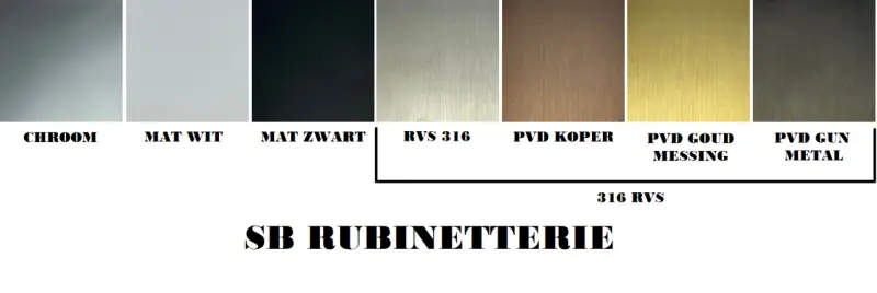 SB AESTHETICS Round Inbouw thermostaatkraan met 3 uitgangen met omsteller en stopkraan mat zwart 1208954954