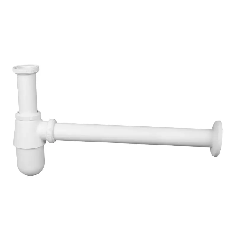 Aquadesign Design Sifon metaal mat wit