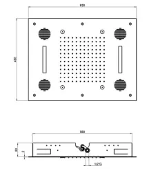 SB Sound & Colour Regendouche inbouw met geluid mat wit 1208955389