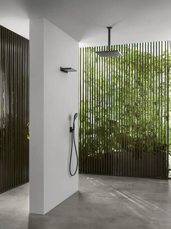 SB Rubinetterie Regendouche Eco Air waterbesparende vierkant regendouche Chroom 30x30cm 1208955532