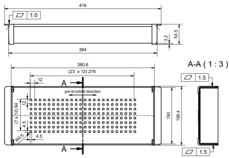 Franke MYX inzetbakje RVS 112.0659.398